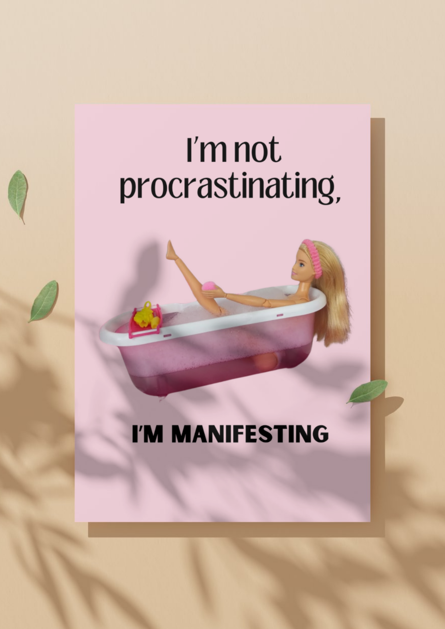 'I'm Manifesting' Картичка