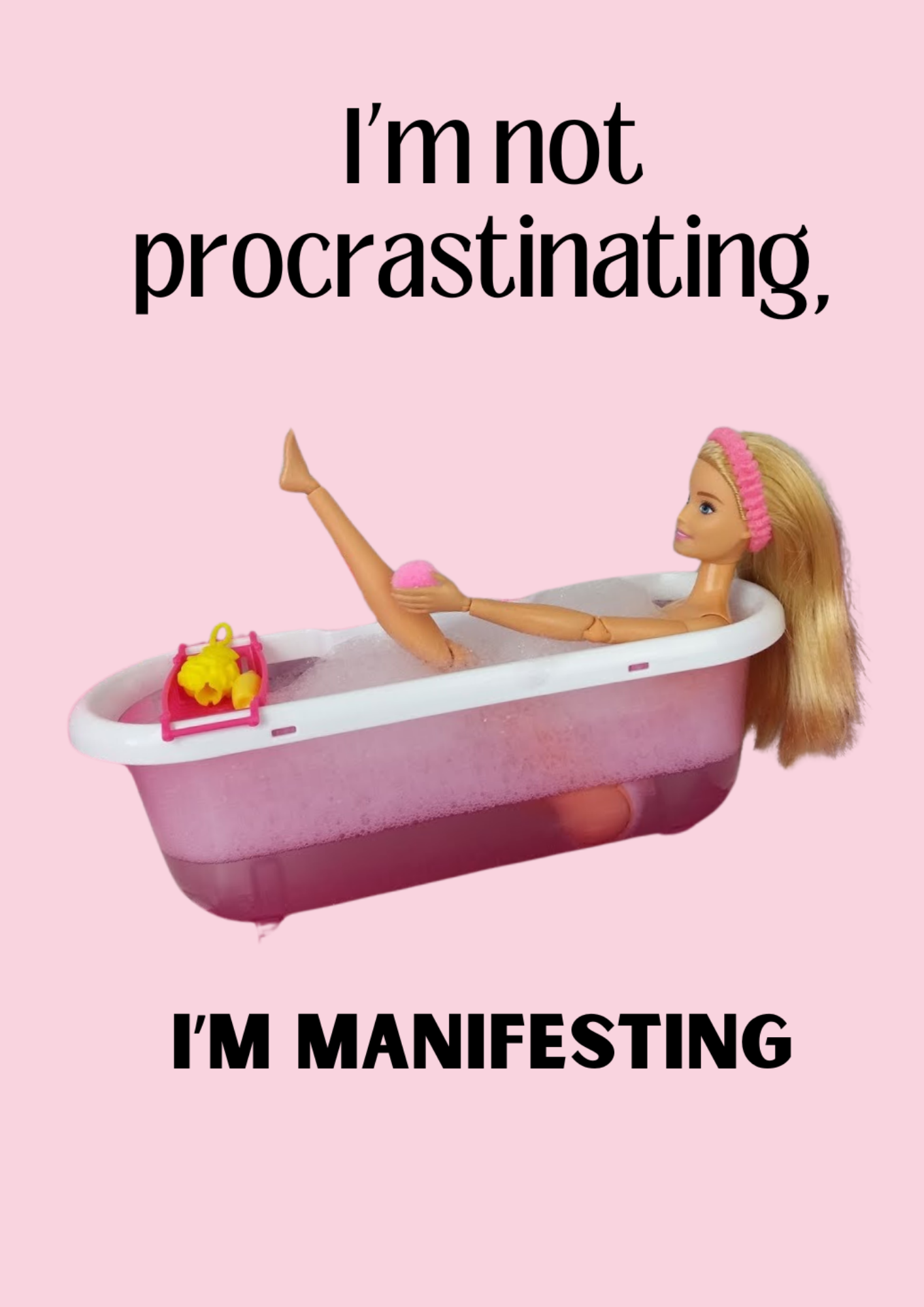 'I'm Manifesting' Картичка