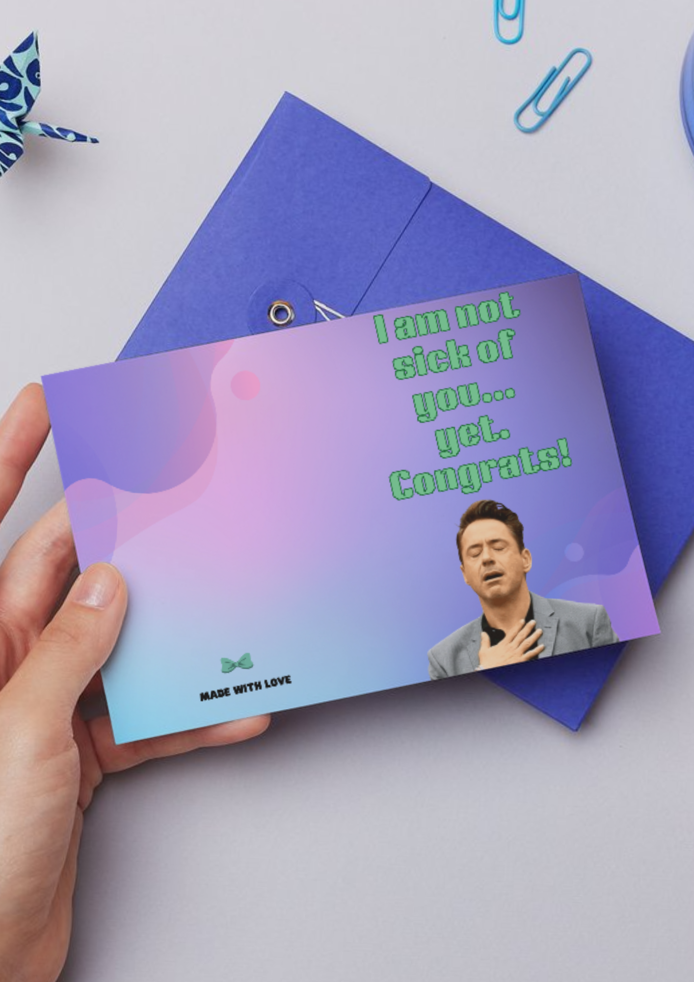 'I’m Not Sick of You' Картичка