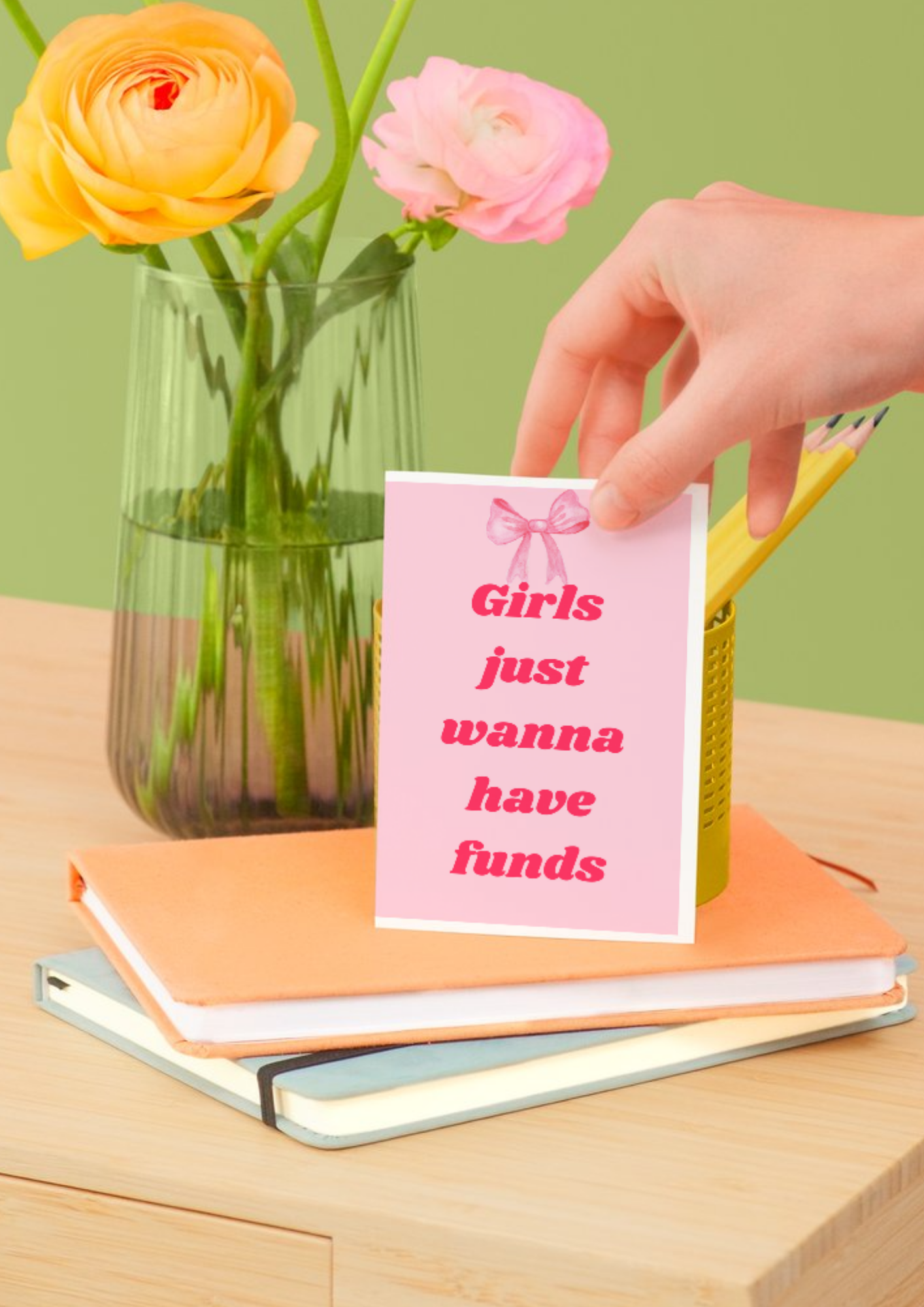 Girls Just Wanna Have Funds Картичка
