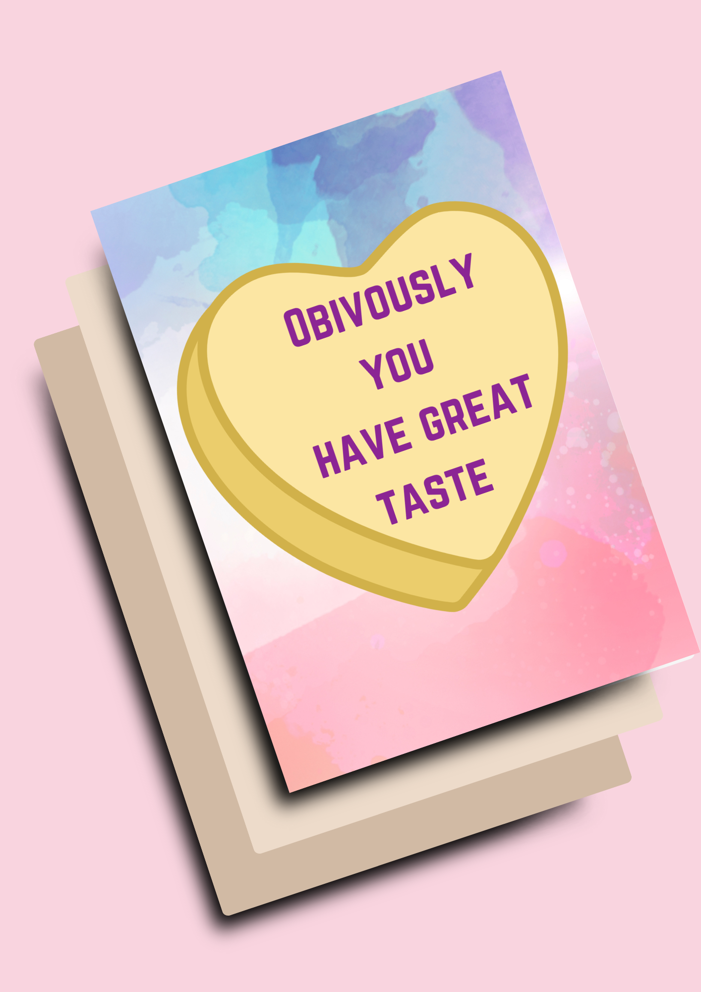 'Obviously You Have Great Taste' Картичка