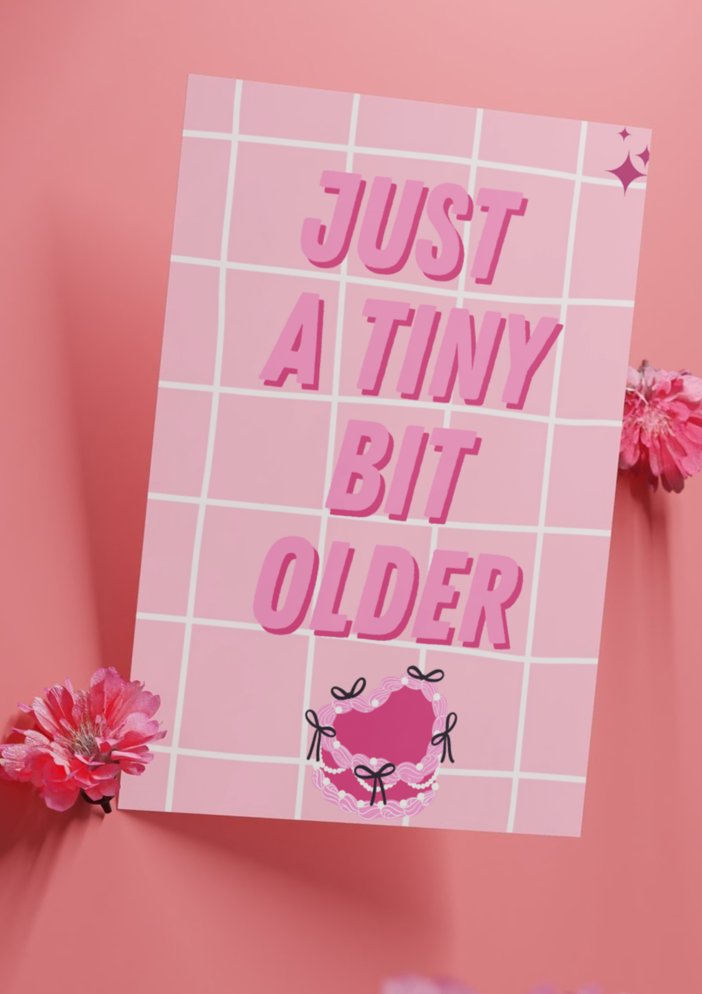 'Just a Tiny Bit Older' Картичка
