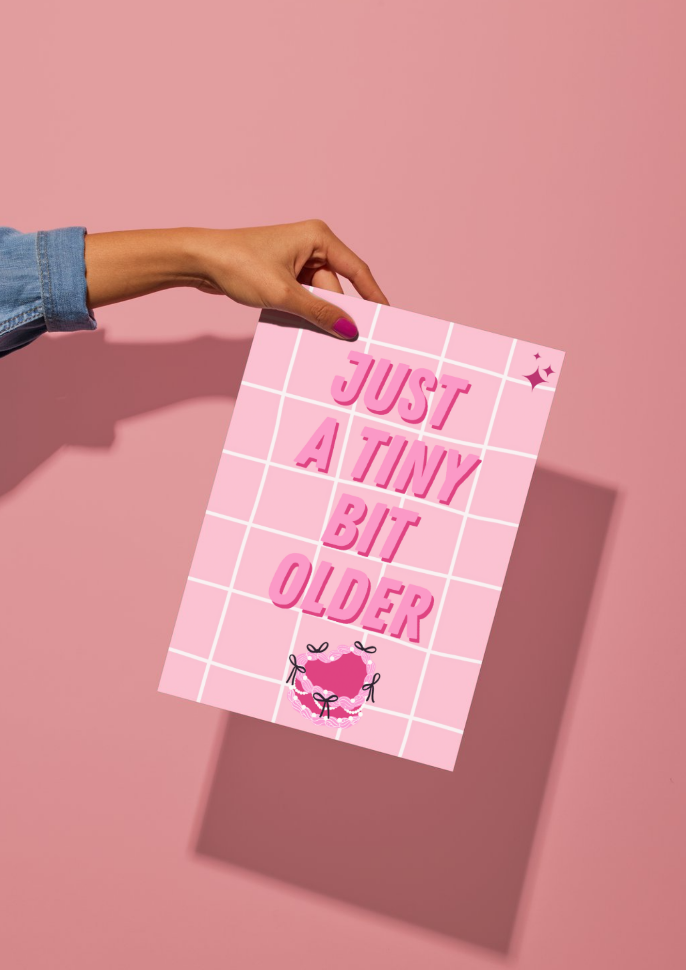 'Just a Tiny Bit Older' Картичка