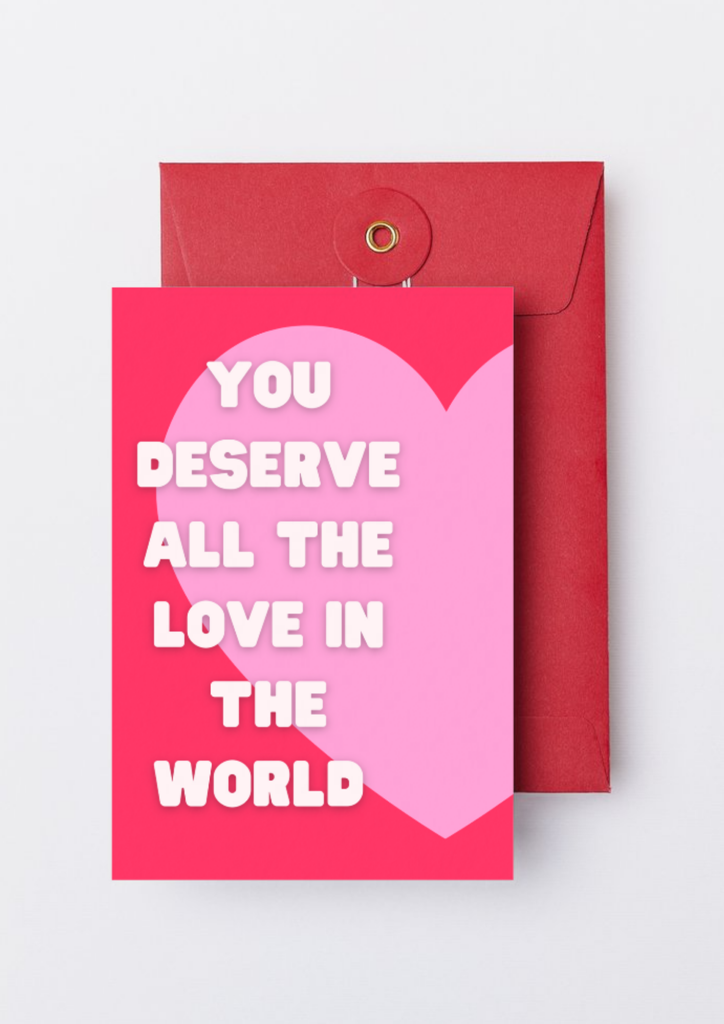 'All the Love in the World' Картичка
