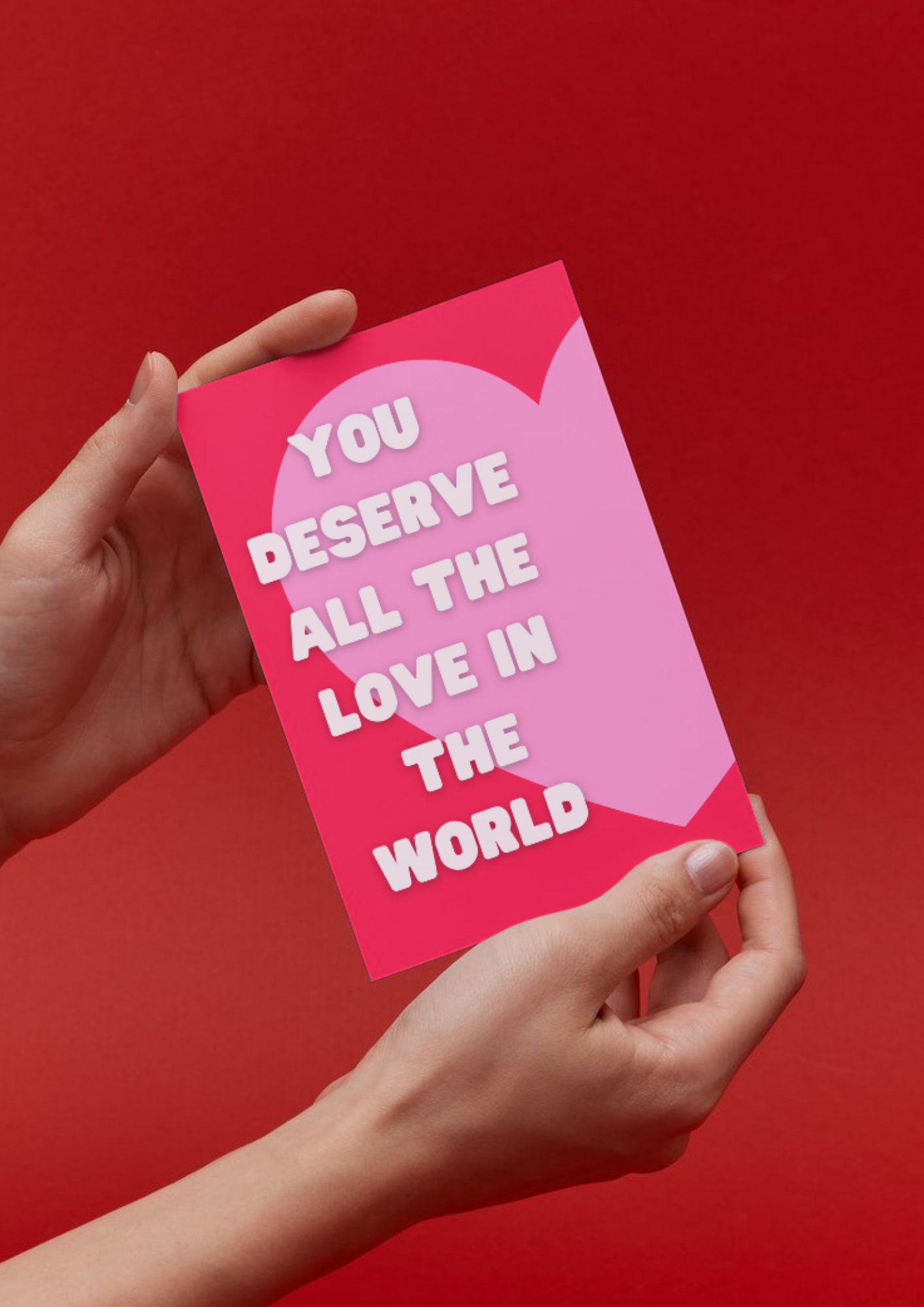 'All the Love in the World' Картичка