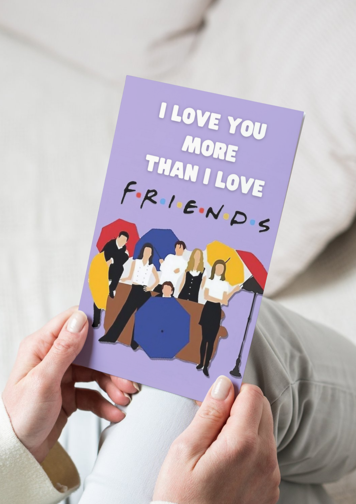 'I Love You More' Картичка