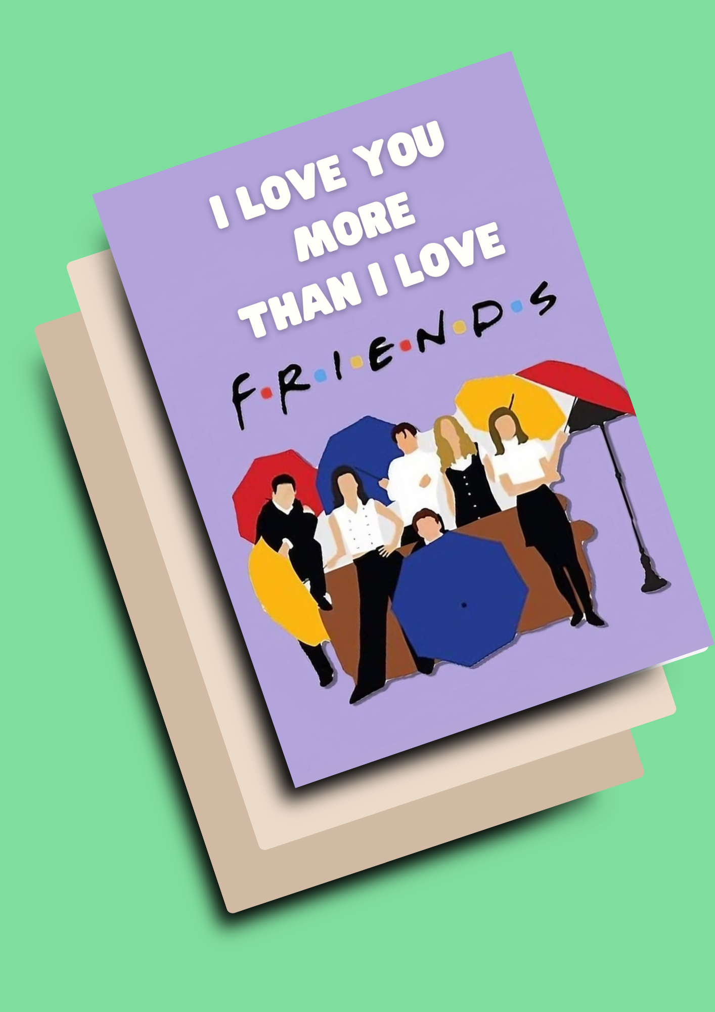 'I Love You More' Картичка