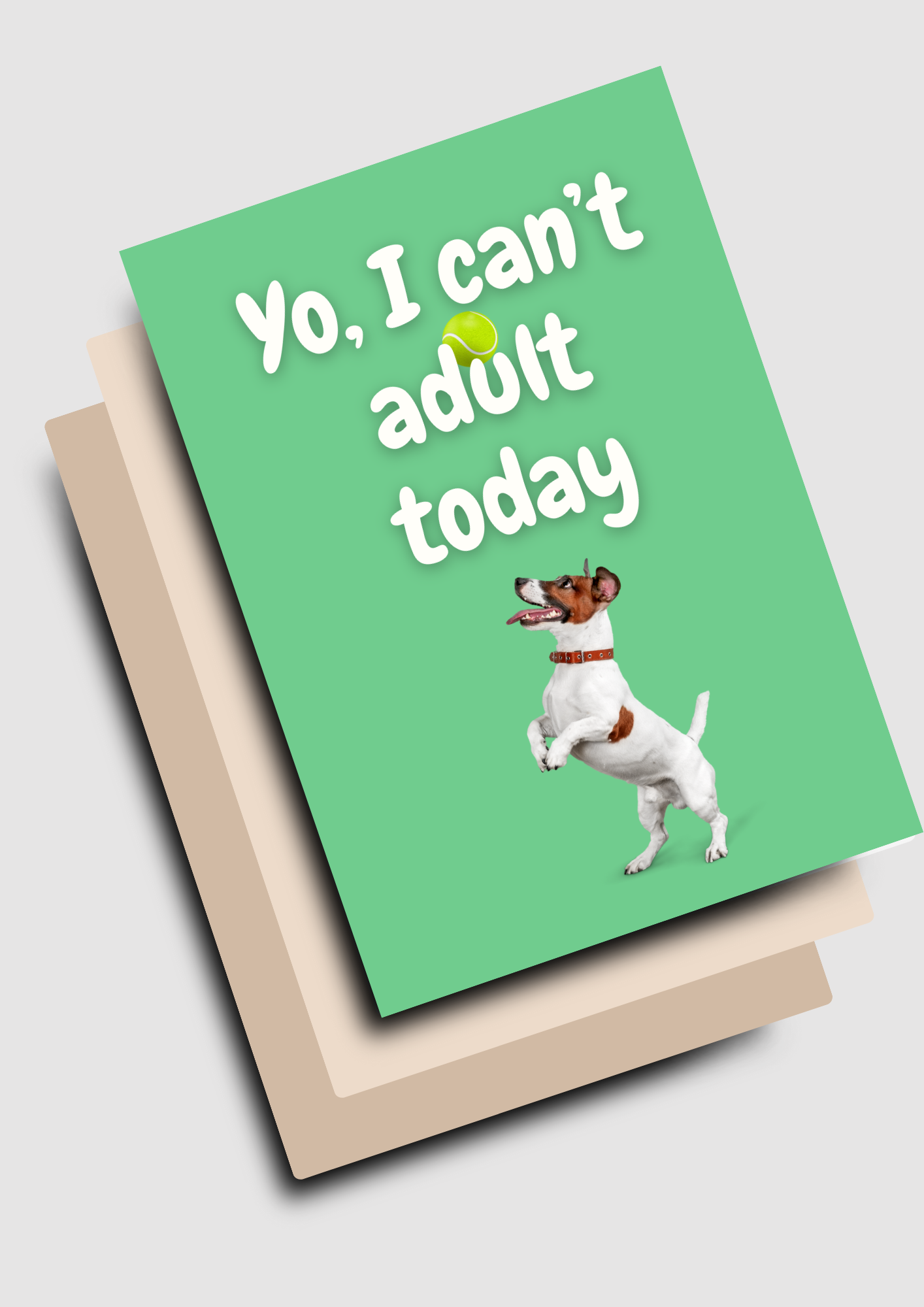 'Yo, I Can’t Adult Today' Картичка