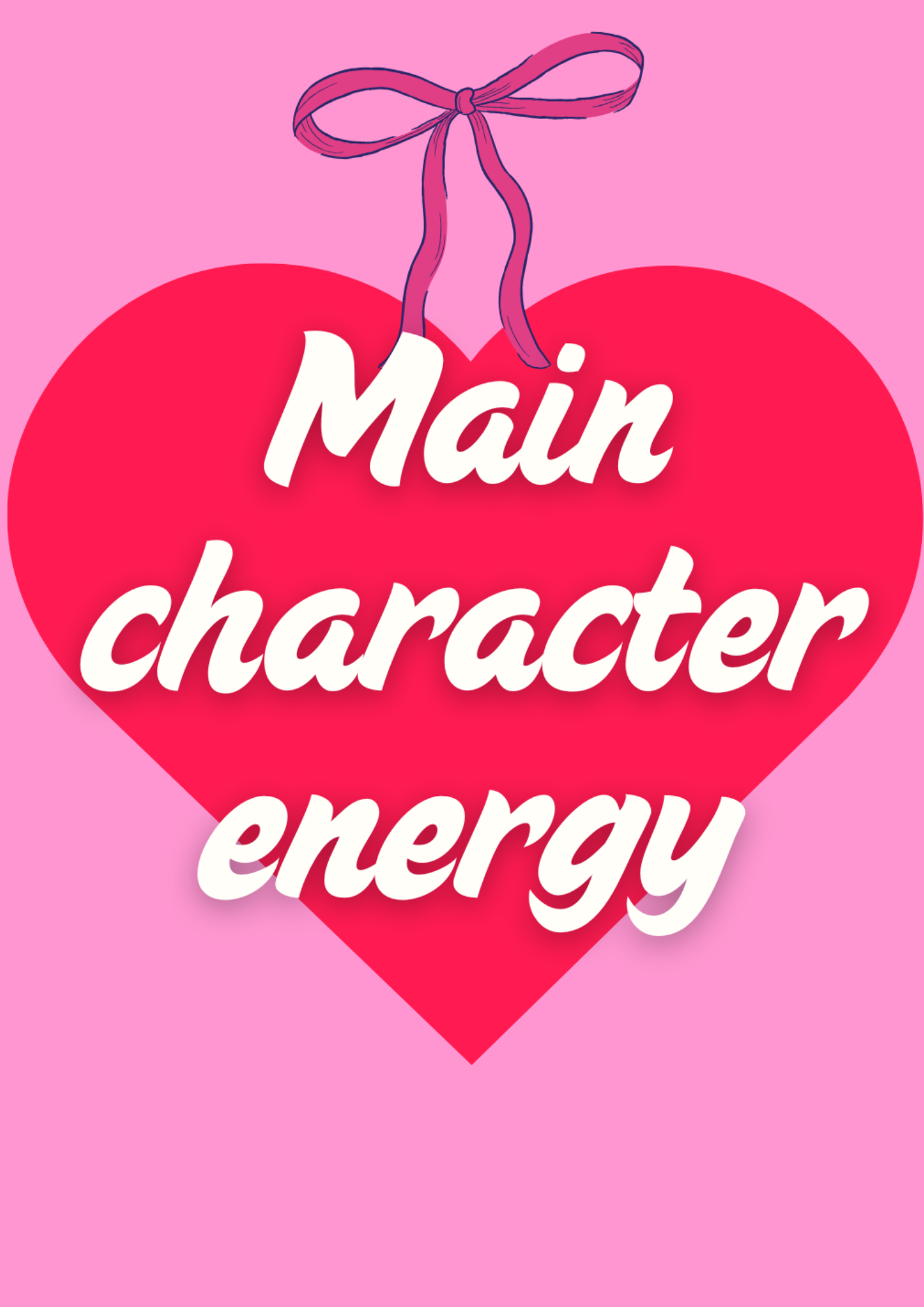 'Main Character Energy' Картичка