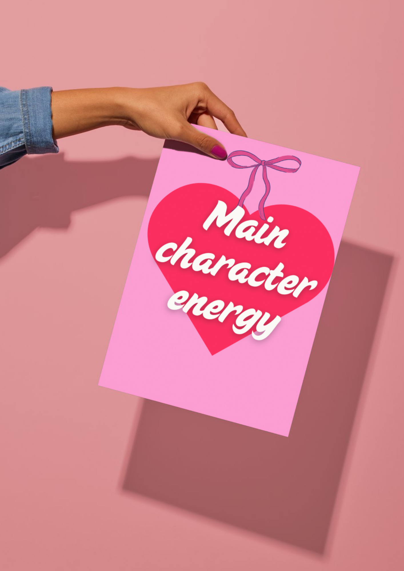 'Main Character Energy' Картичка