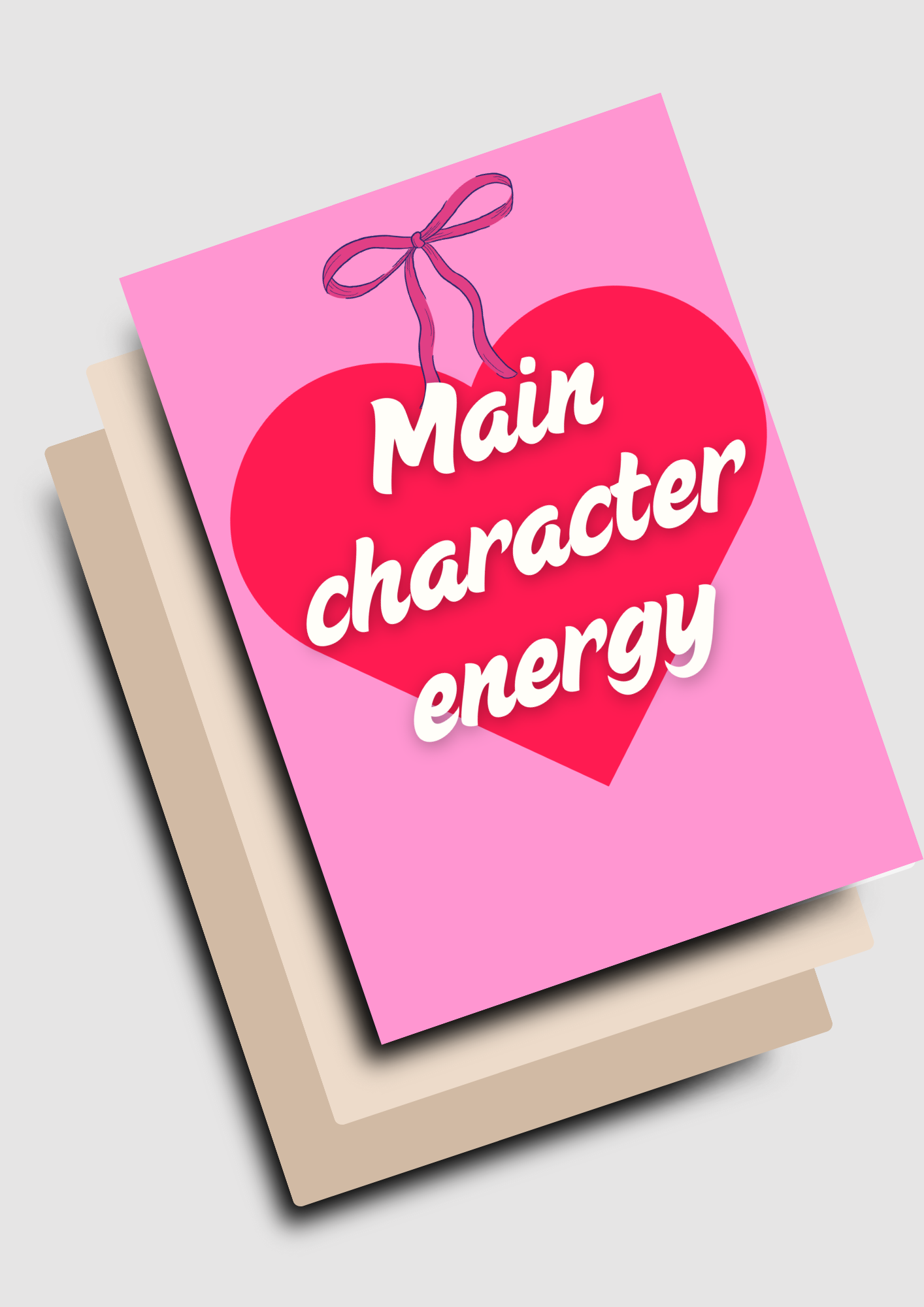'Main Character Energy' Картичка