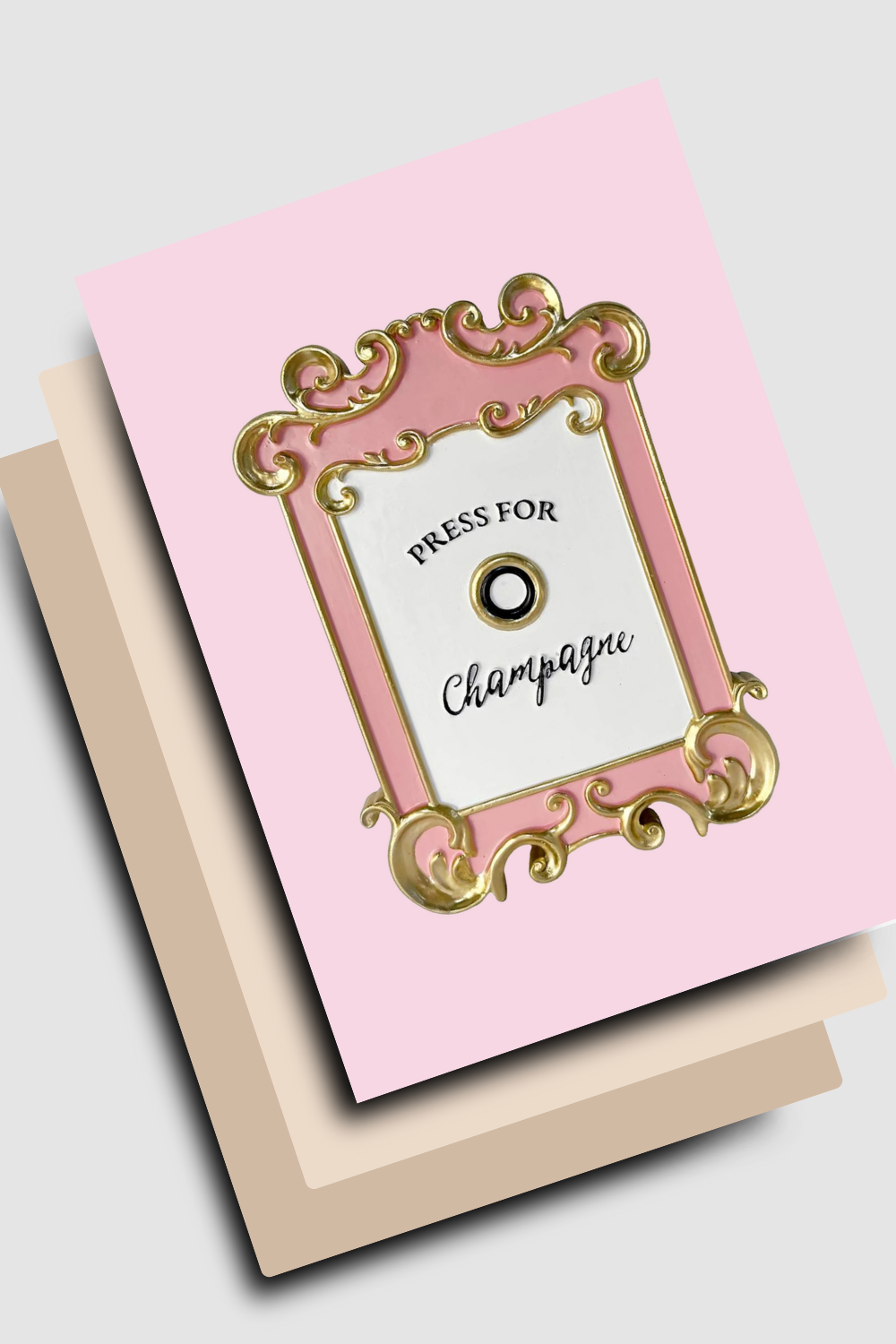Press for Champagne Картичка