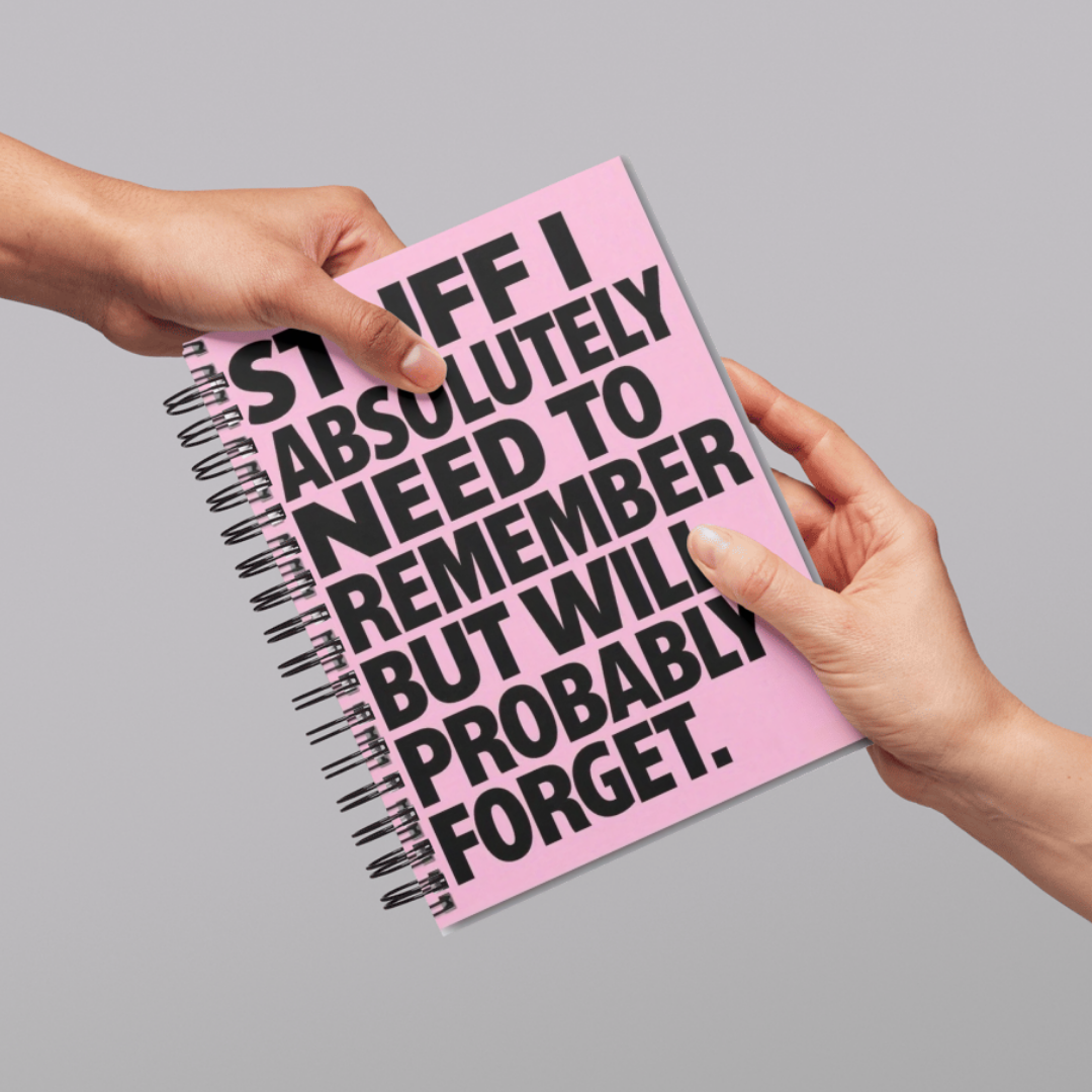 Тетрадка "Stuff I Absolutely Need to Remember"