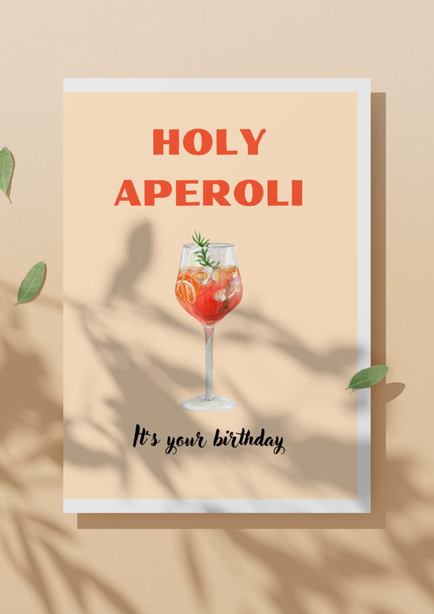 Holy Aperoli Картичка