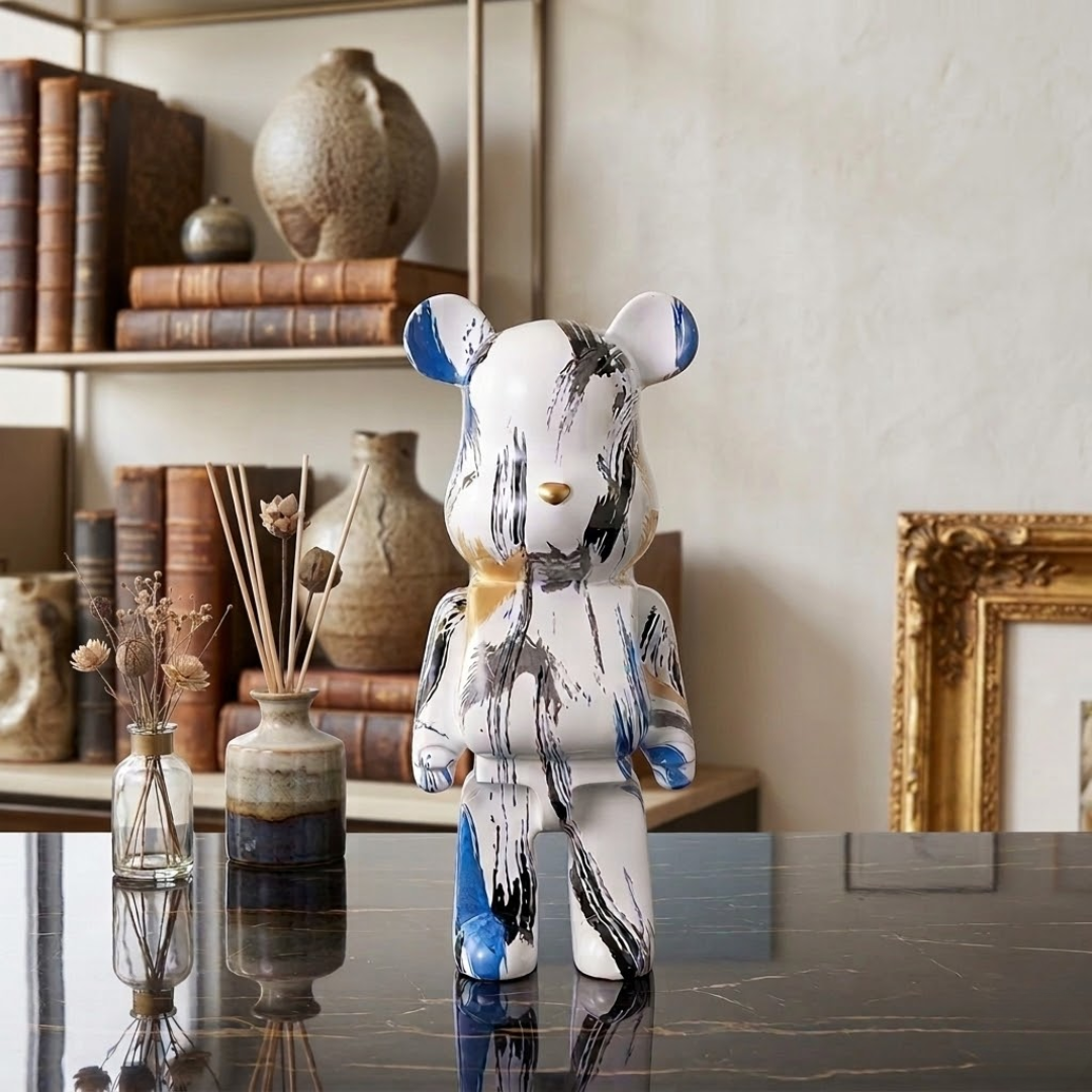 Stylish Teddy Керамична Арт Фигура