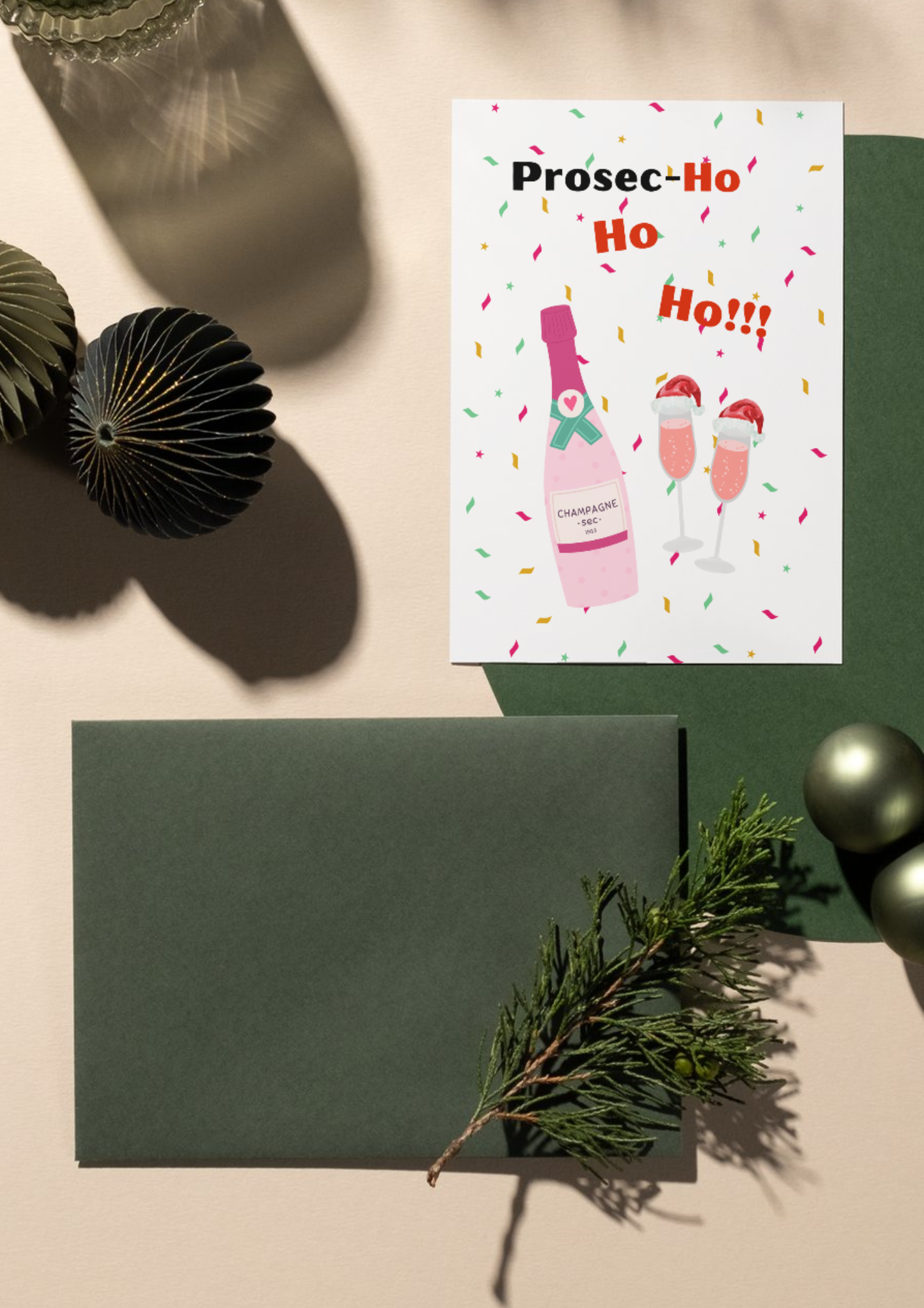 Procec-HO HO HO картичка