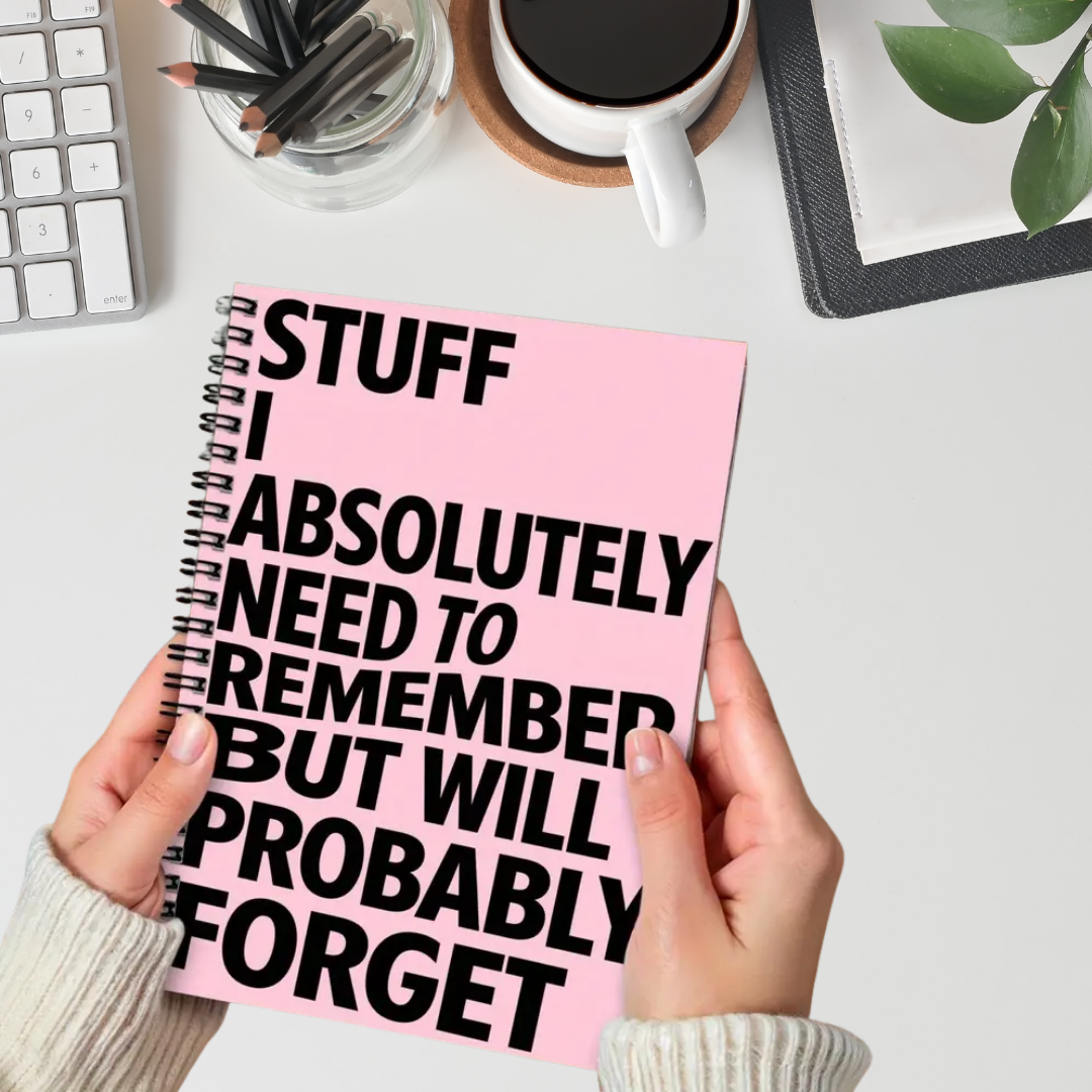 Тетрадка "Stuff I Absolutely Need to Remember"
