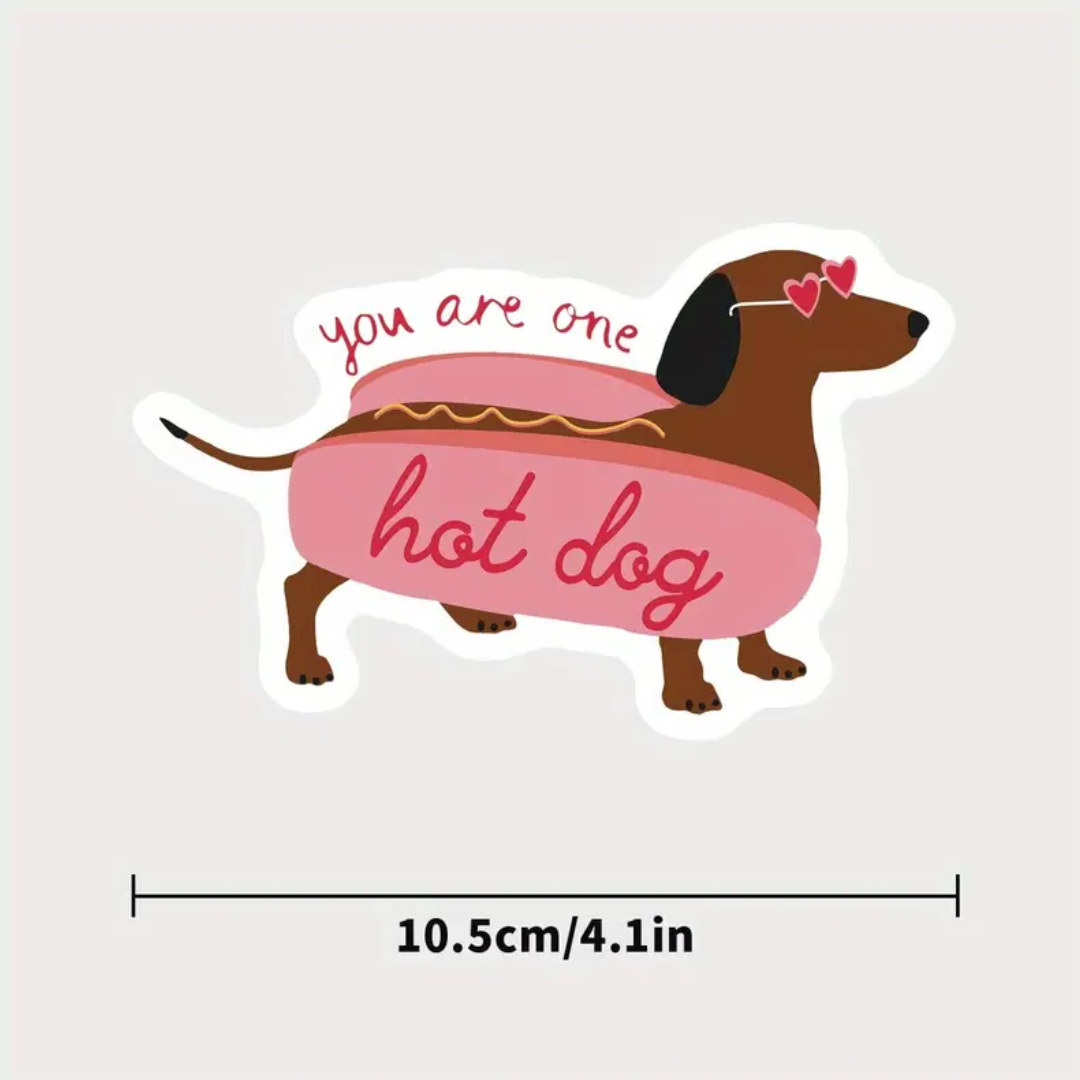 "You Are One Hot Dog" Стикер
