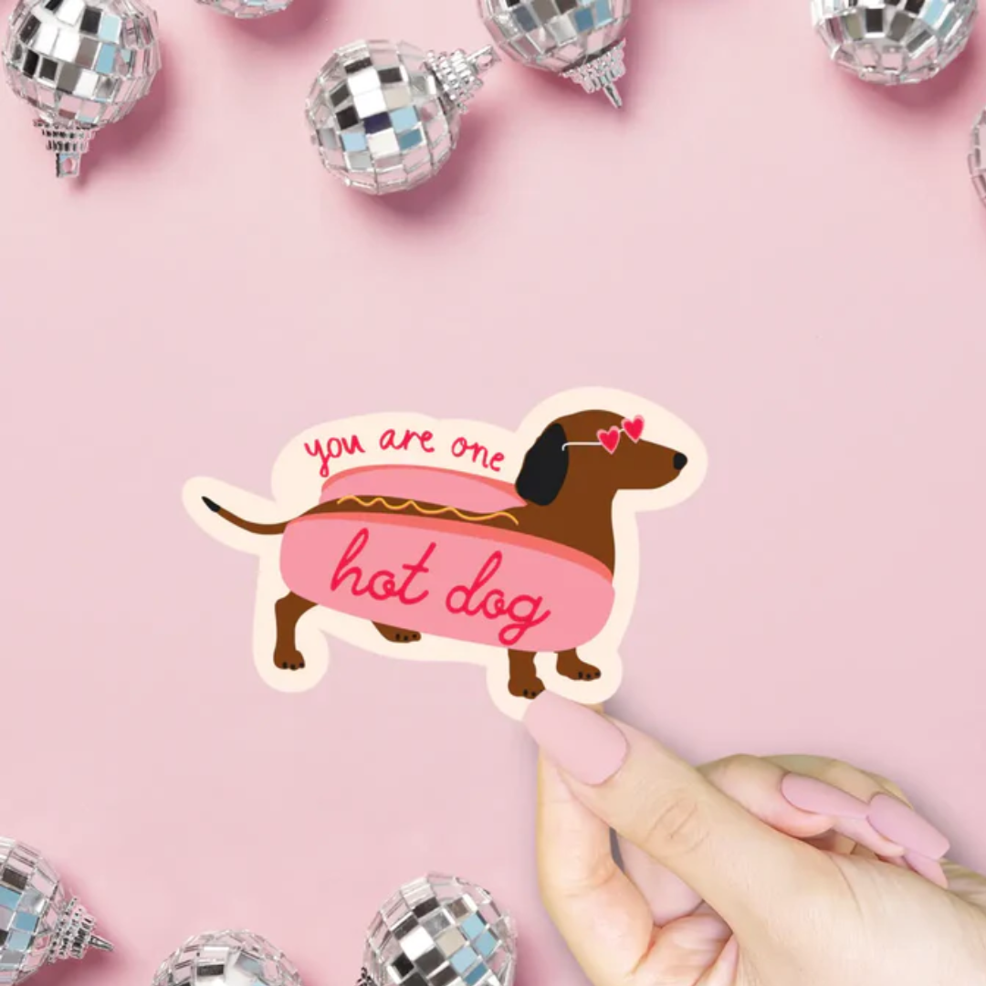 "You Are One Hot Dog" Стикер