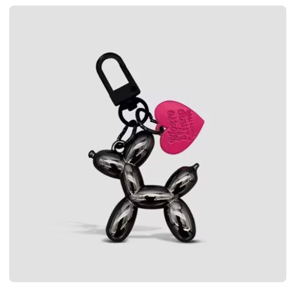 Ключодържател Balloon Dog металик