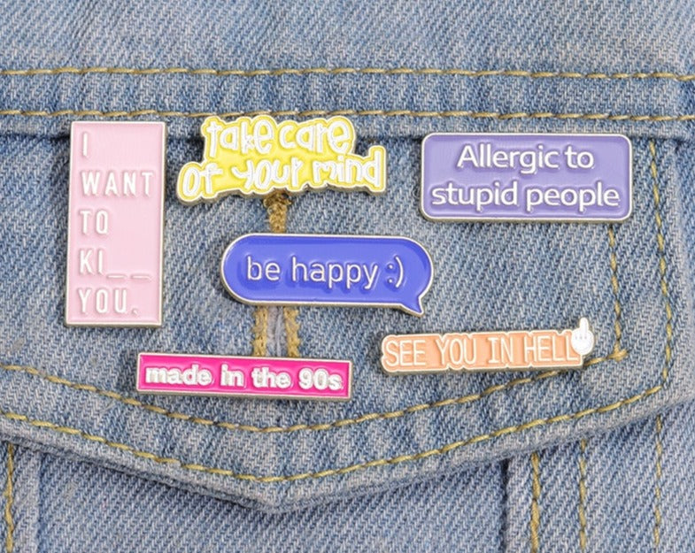 Allergic to Stupid Ppl Пин
