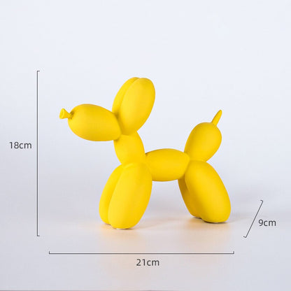 Balloon Dog Figure Жълто