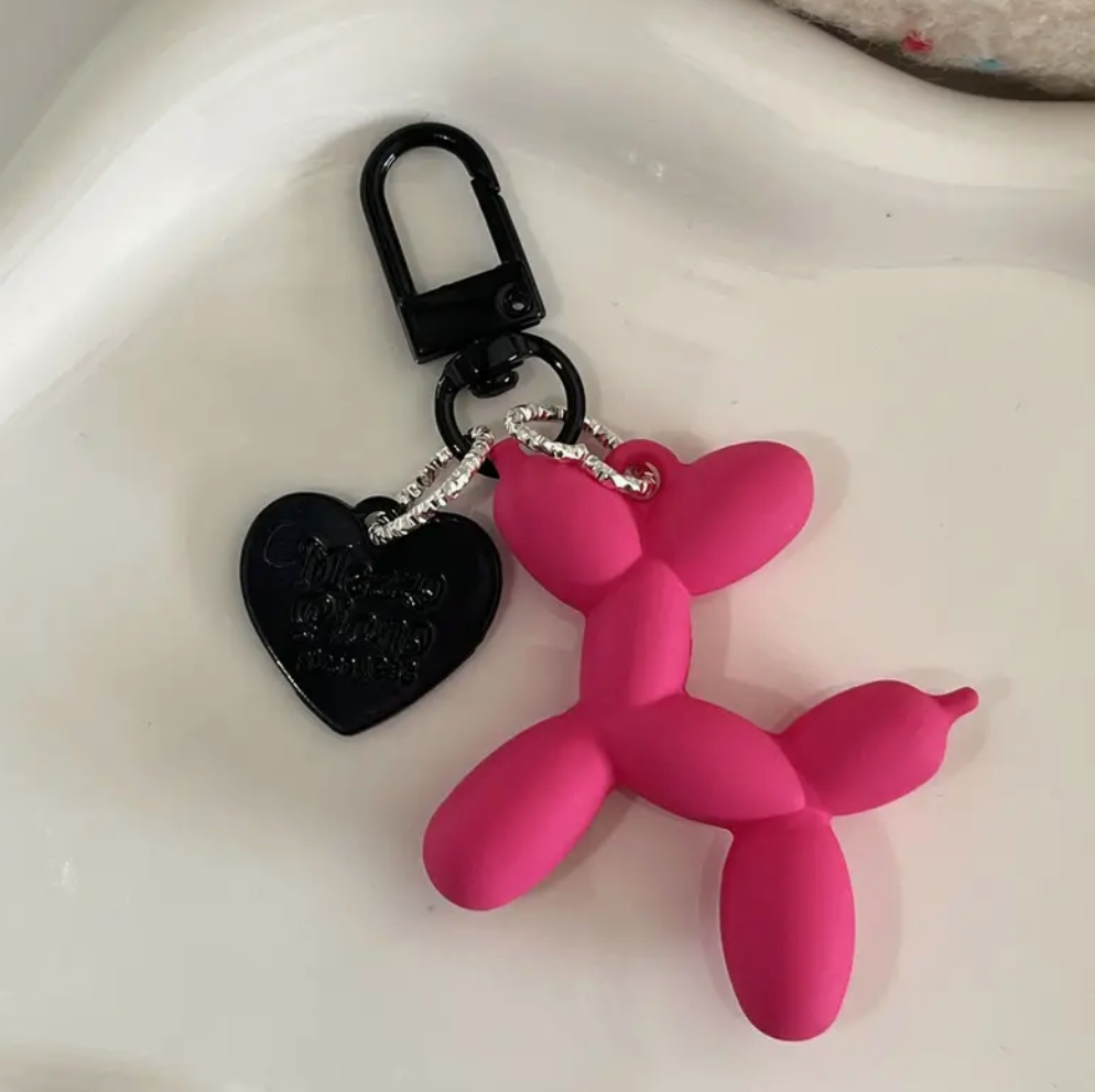 Ключодържател Balloon Dog Розов Мат