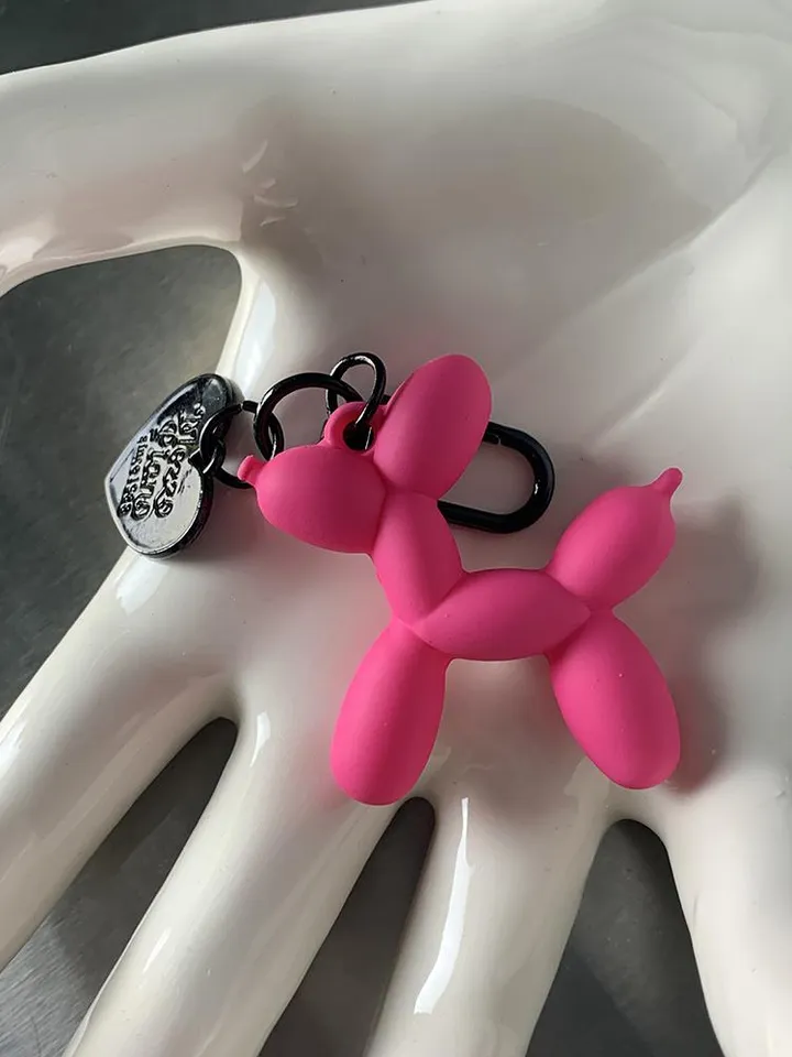 Ключодържател Balloon Dog Розов Мат