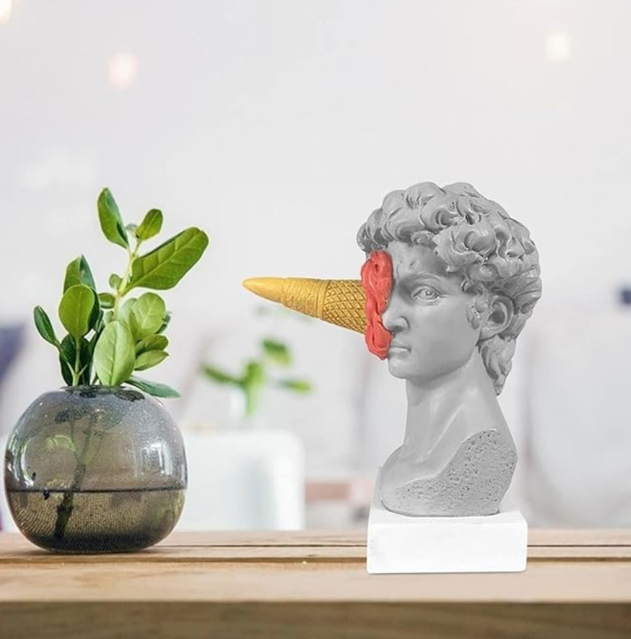 Давид Ice Cream Скулптура Коралово