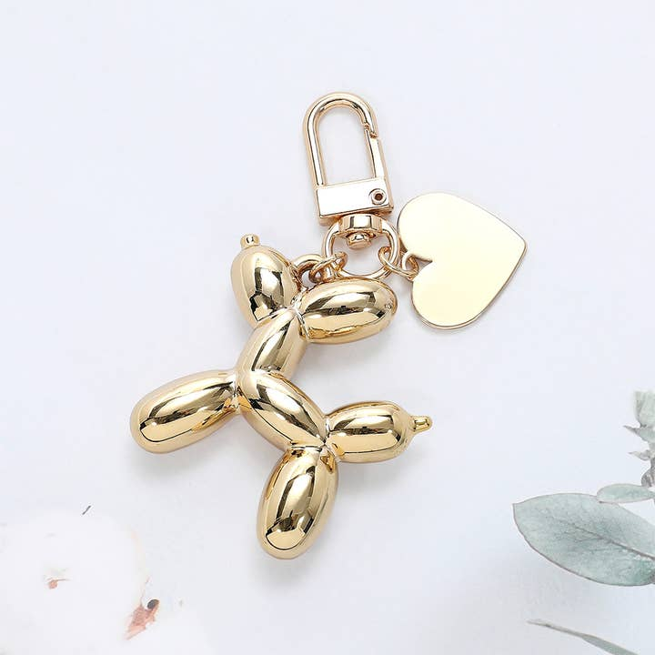 Balloon Dog Golden ключодържател