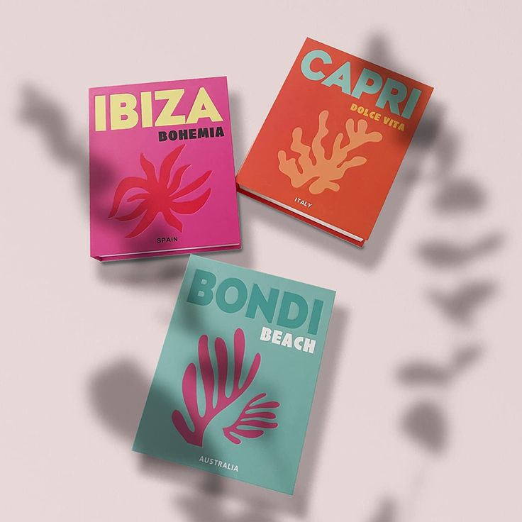 Ibiza, Bondi, Capri Декоративни Книги