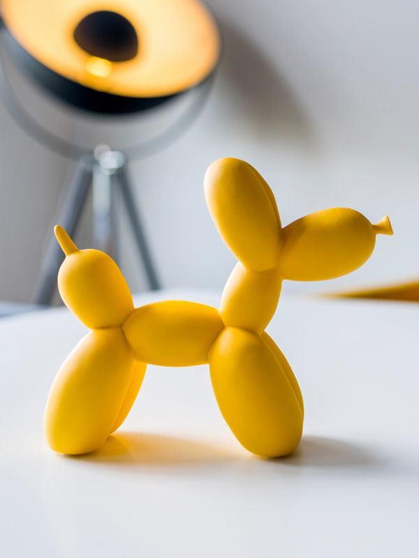 Balloon Dog Figure Жълто