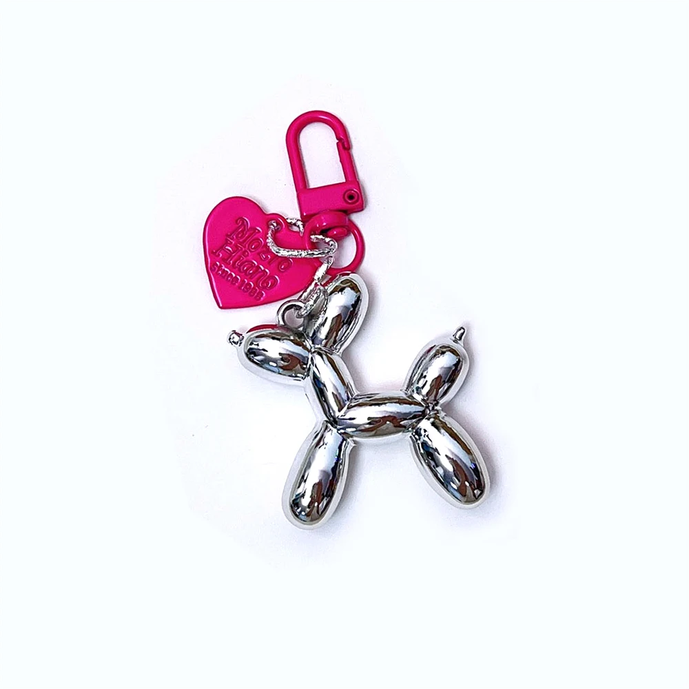 Balloon Dog Silver ключодържател
