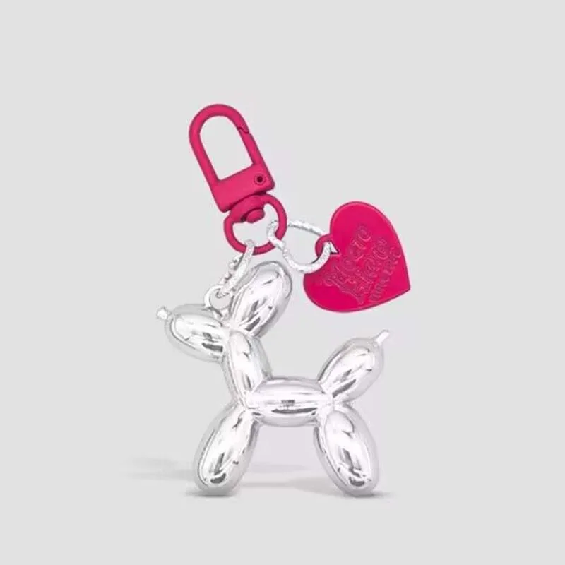 Balloon Dog Silver ключодържател