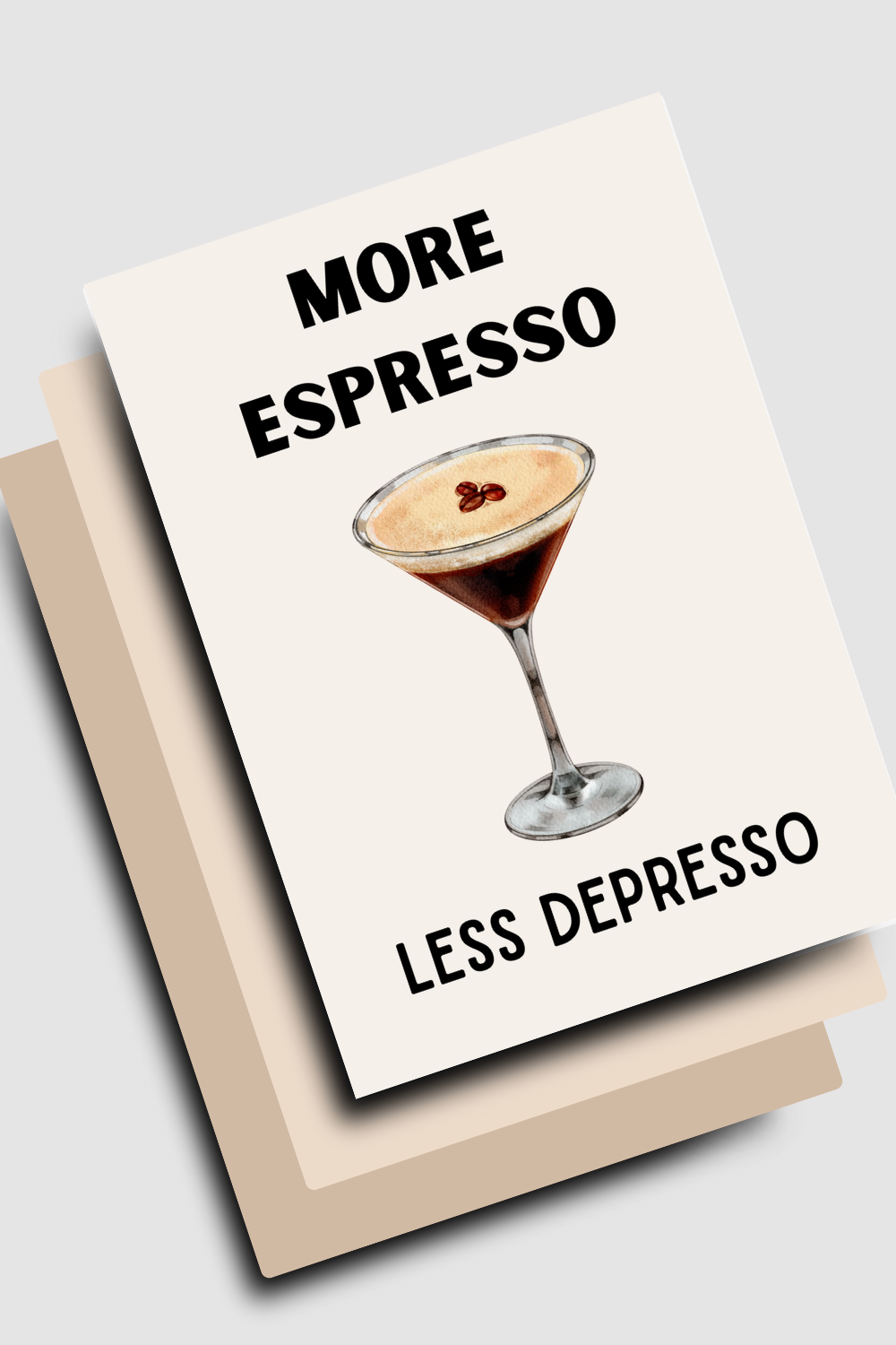 More Espresso Картичка