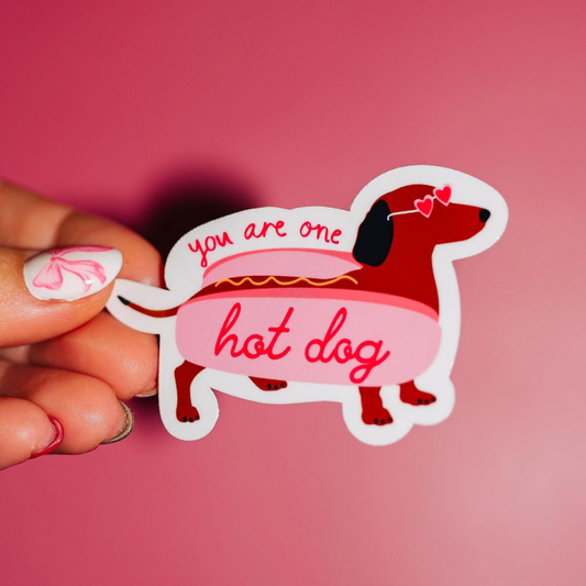 "You Are One Hot Dog" Стикер