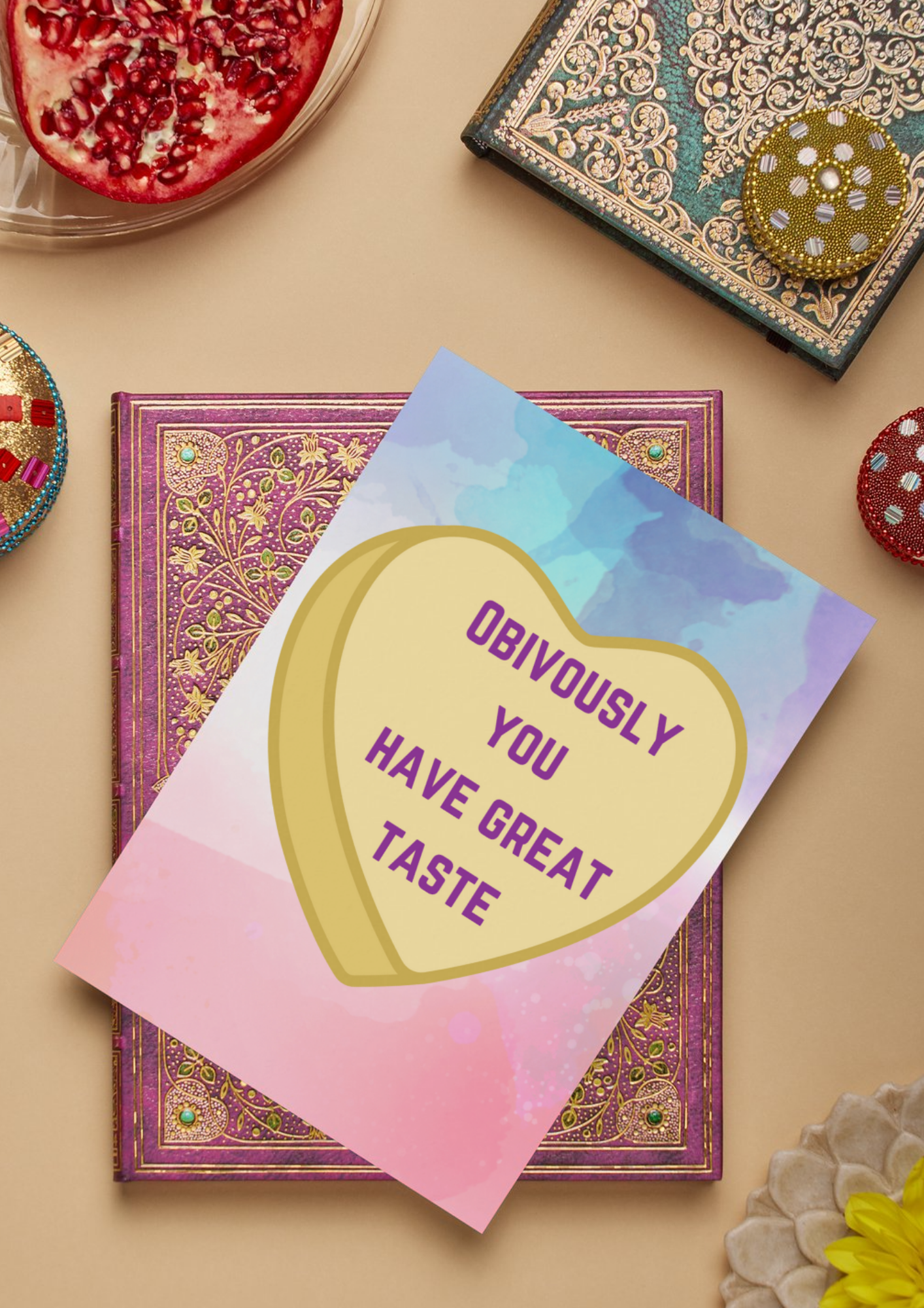 'Obviously You Have Great Taste' Картичка