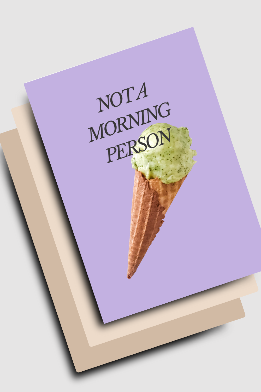 Not A Morning Person Картичка