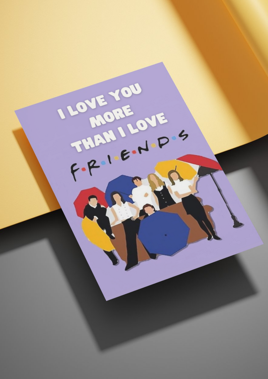 'I Love You More' Картичка