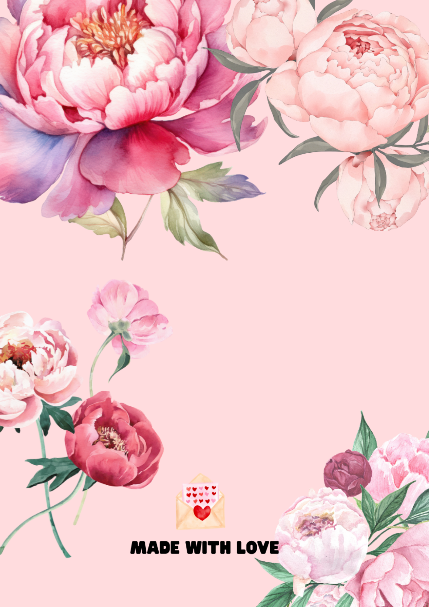 'Bring Prosecco and Peonies' Картичка