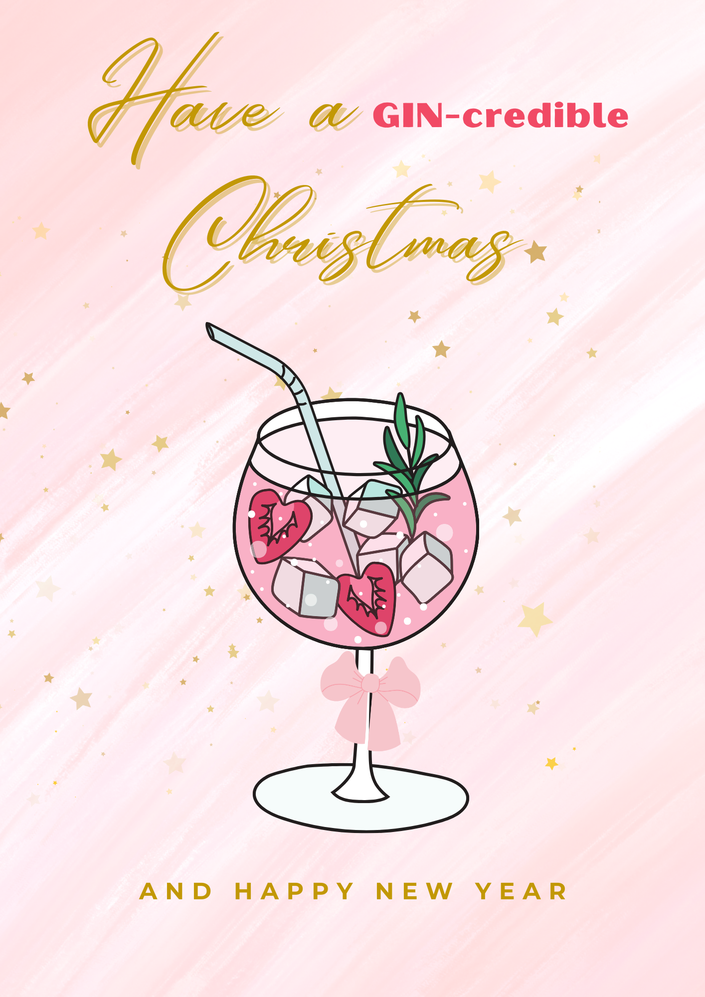 Gin-credible Christmas Картичка