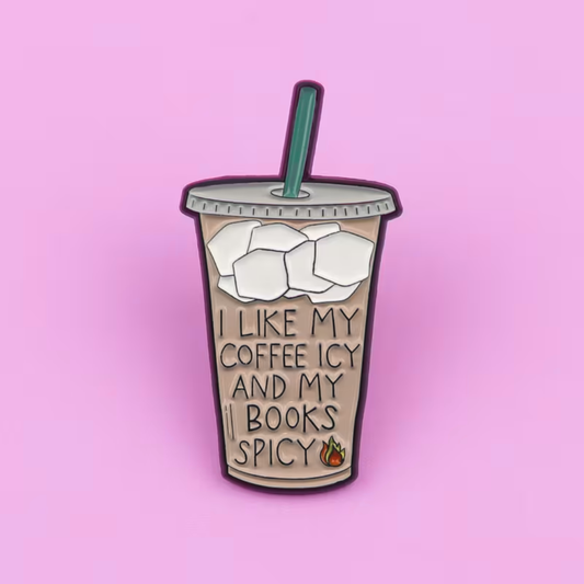 "I Like My Coffee Icy and My Books Spicy” пинче