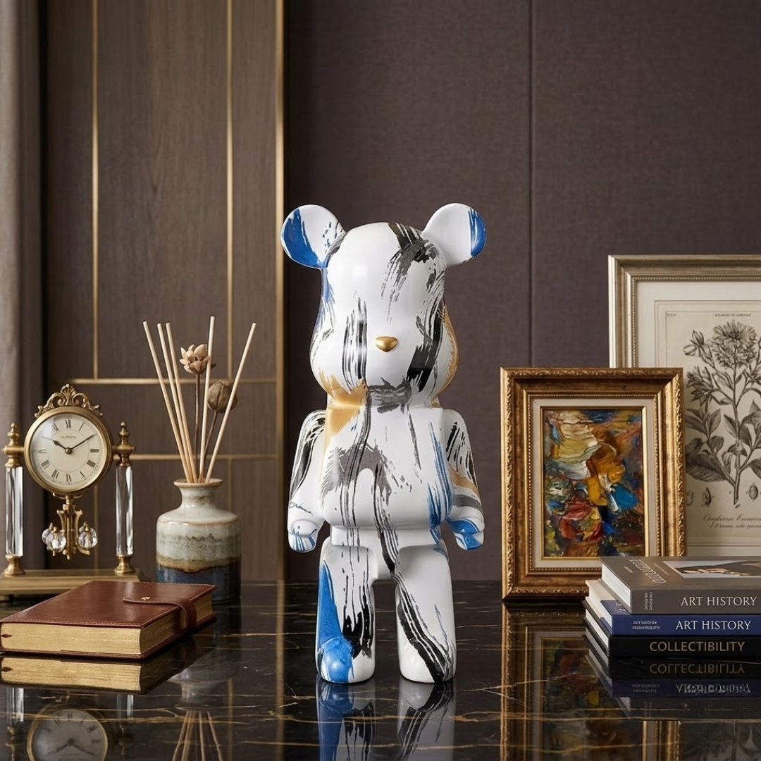 Stylish Teddy Керамична Арт Фигура