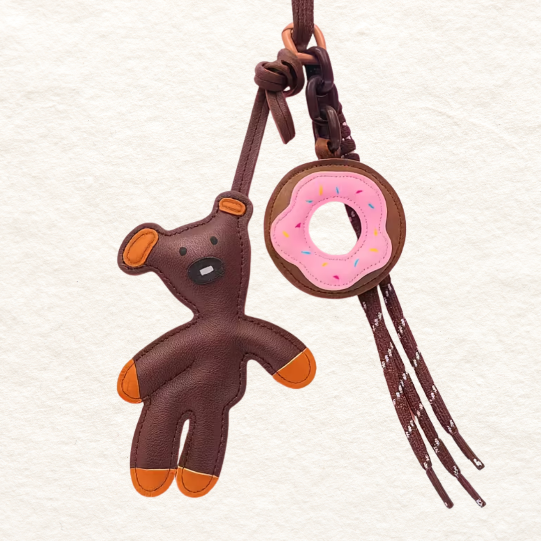 Teddy Bear & Donut Висулка