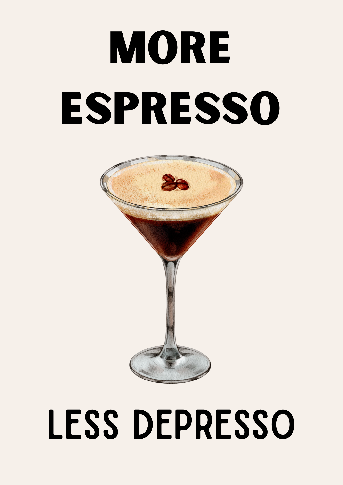 More Espresso Картичка