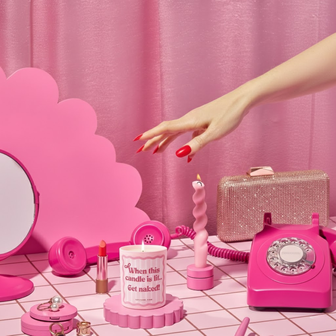 “When this candle is lit...“ ароматна свещ