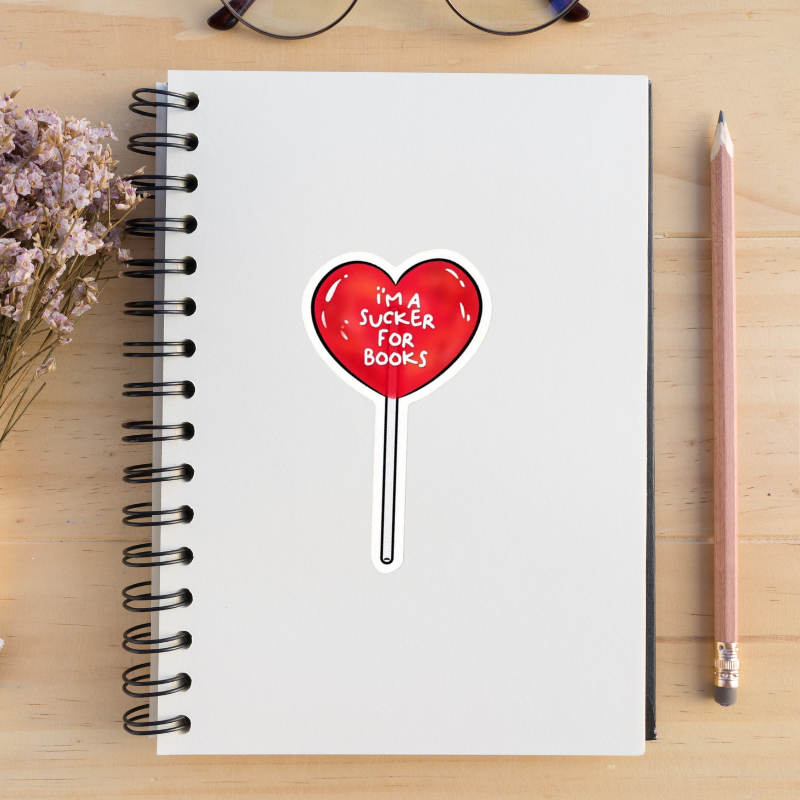 I'm Sucker for Books Стикер