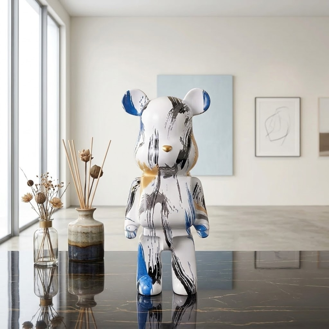 Stylish Teddy Керамична Арт Фигура