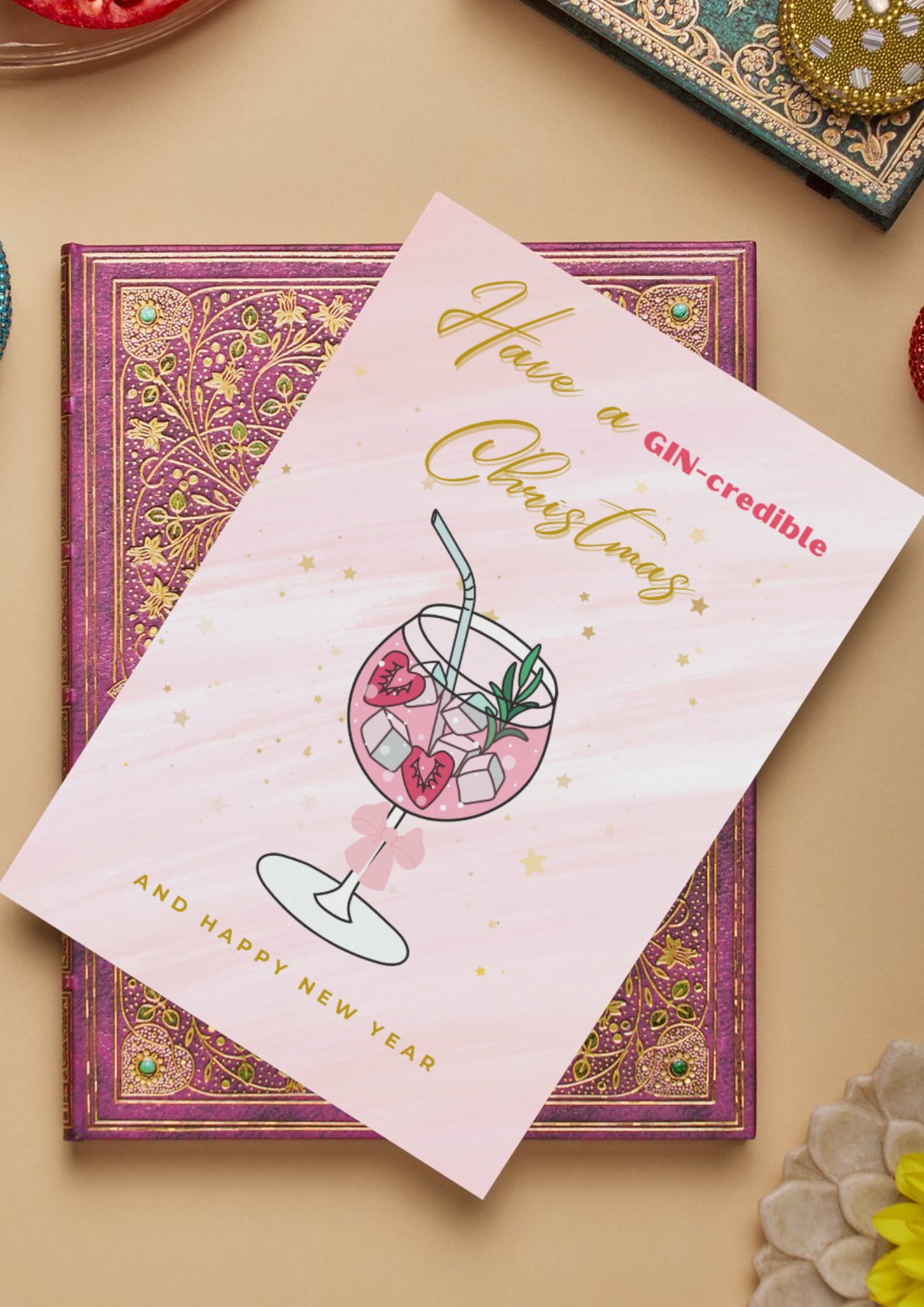 Gin-credible Christmas Картичка