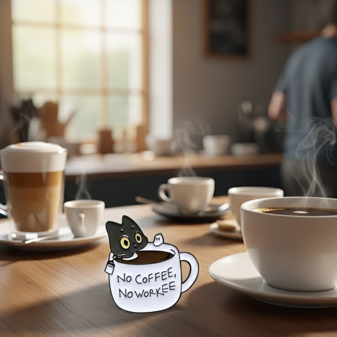"No Coffee, No Workee" пинче